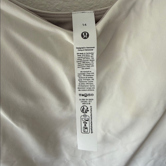 Lululemon Athletica Bone Top - Picture 2 of 3